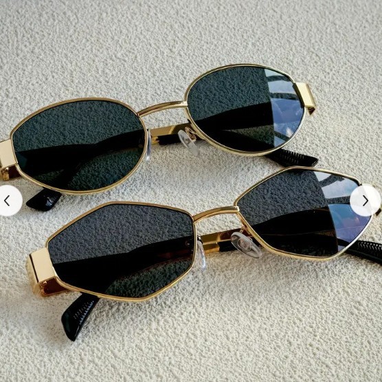 Women'S Fashion Eyeglass Frames - แว่นกันแดดทรงกลมโลหะสุดฮิตสำหรับผู้หญิง แฟชั่นทันสมัยและใช้งานได้หลากหลาย
