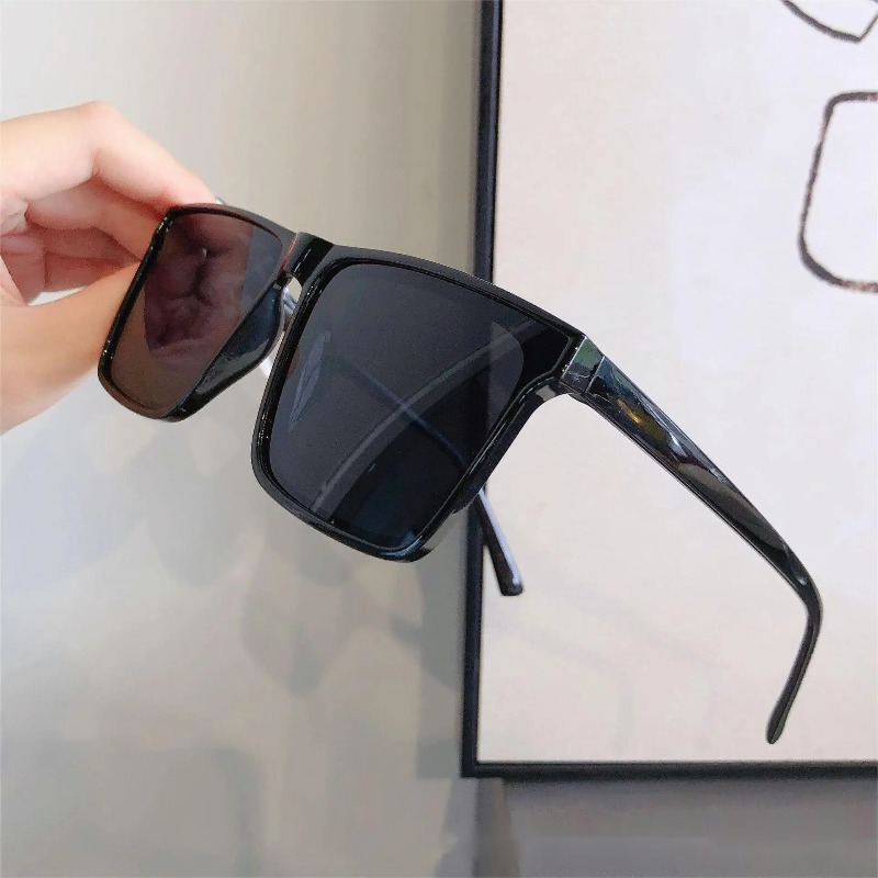 Women'S Fashion Eyeglass Frames - แว่นกันแดดสีดำใหม่สำหรับผู้ชาย ขับรถ ป้องกันรังสียูวี แว่นตากันแดดทรงสี่เหลี่ยมสำหรับผู้หญิง