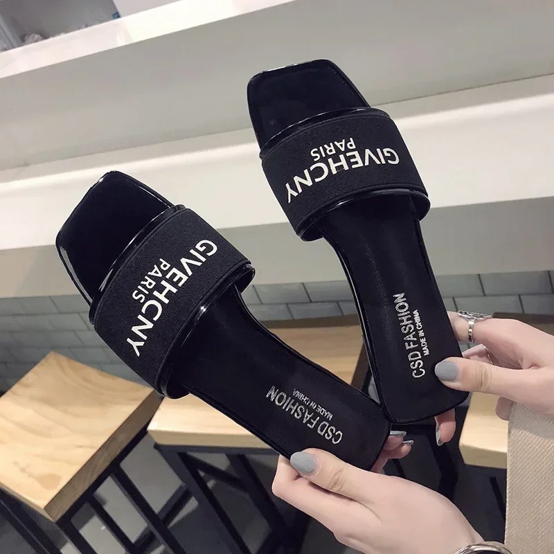 Women'S Fashion For Summer 2025 - ผู้หญิงรองเท้าแตะรองเท้าแตะฤดูร้อน 2025 แฟชั่นผู้หญิงกลางแจ้งรองเท้าแตะลําลองปาร์ตี้ชายหาด flip-flops รองเท้าแตะชายหาด