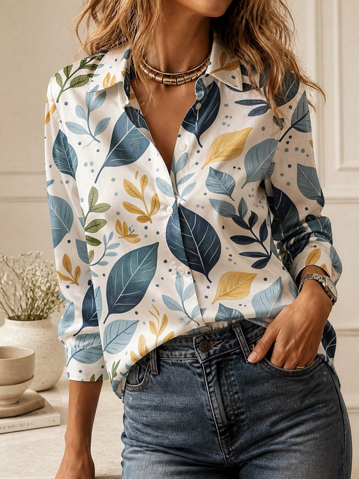 2026 เสื้อเชิ้ตคอปกทรงหลวมทันส - Women'S Fashion Tops บทวิจารณ์และราคา