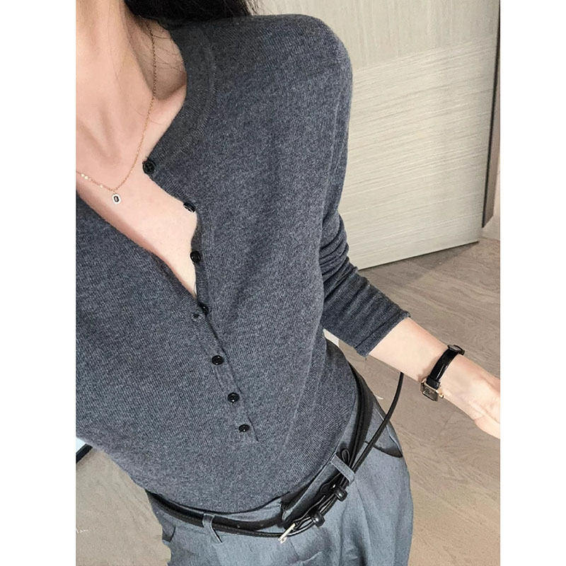เสื้อแขนยาวผู้หญิง คอวี ดีไซน์ - Women'S Fashion Tops บทวิจารณ์และราคา