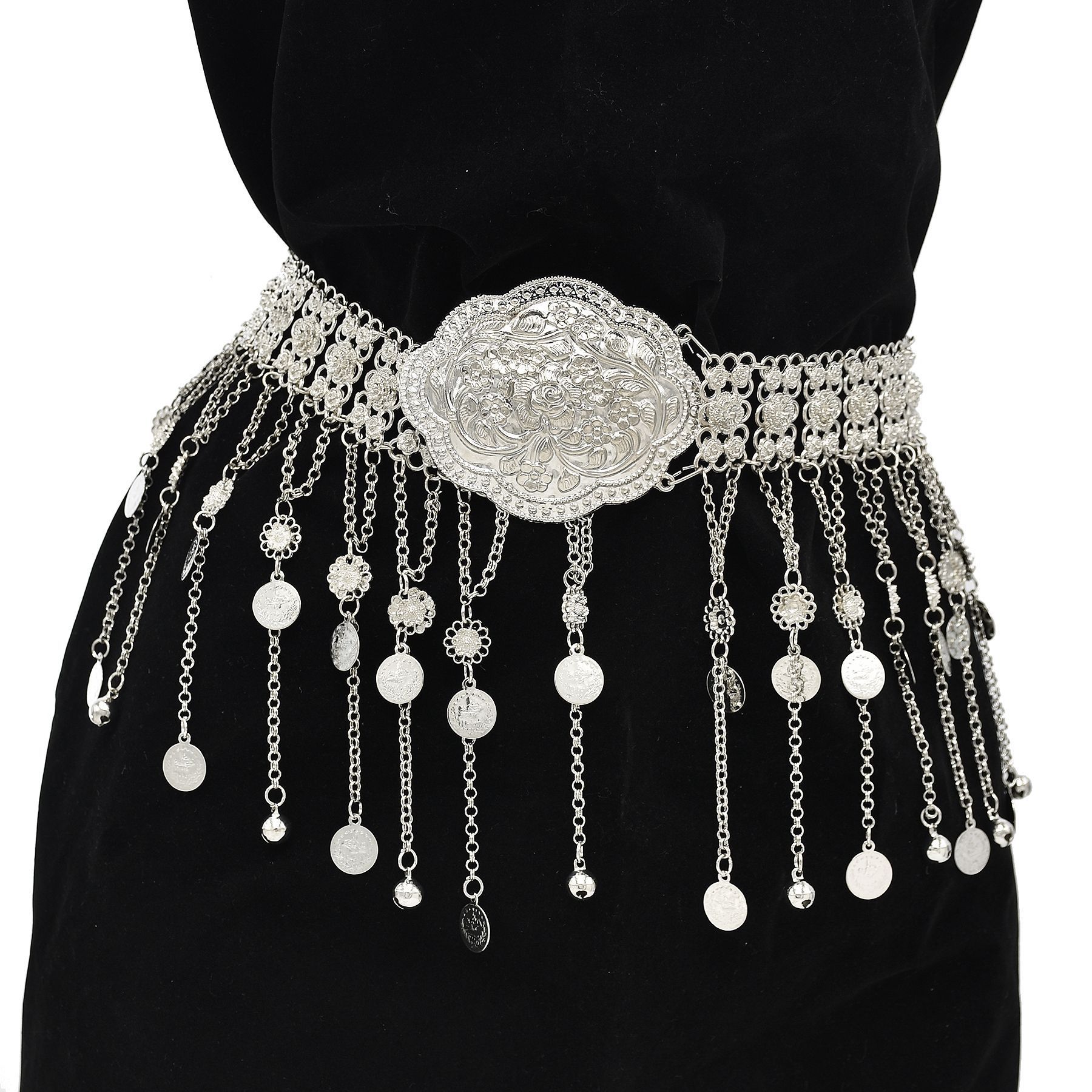 เข็มขัดคาฟตันโมร็อกโกชุบเงิน ป - Turkey Women Fashion บทวิจารณ์และราคา