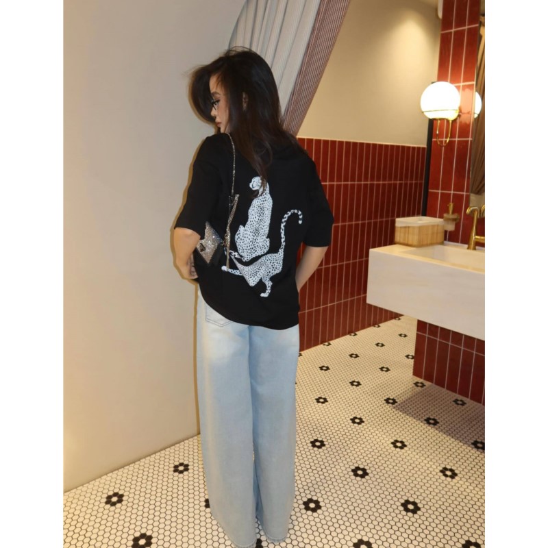 เสื้อยืดผู้หญิงผ้าฝ้ายแท้ลายเส - Women'S Fashion Trends 2026 Spring Summer บทวิจารณ์และราคา