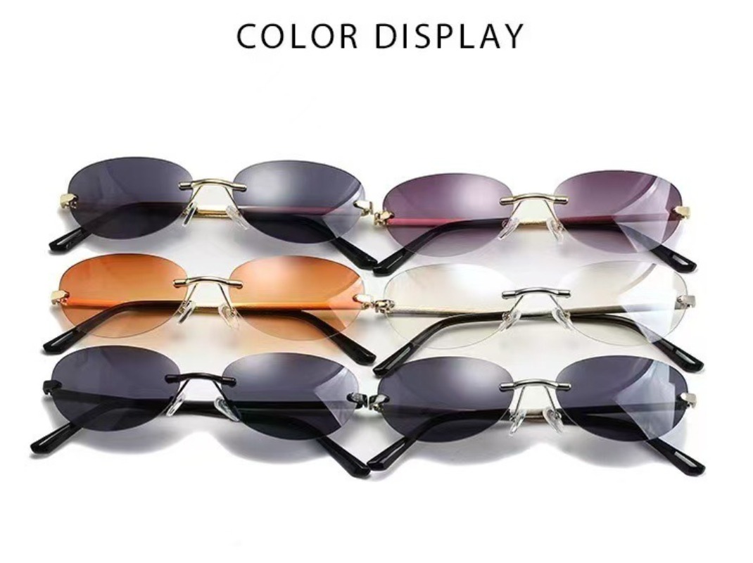 แว่นกันแดดทรงวงรีไร้ขอบผู้หญิง - Women'S Fashion Eyeglass Frames บทวิจารณ์และราคา