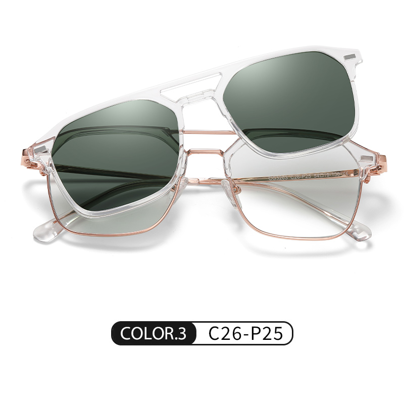 แว่นกันแดดโพลาไรซ์แบบหนีบ แฟชั - Women'S Fashion Eyeglass Frames บทวิจารณ์และราคา