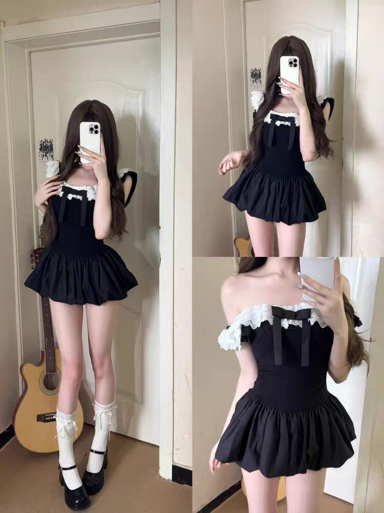 ชุดเซ็ต 2 ชิ้น สไตล์เกาหลี เซ็ - Ruched Dress Mini บทวิจารณ์และราคา
