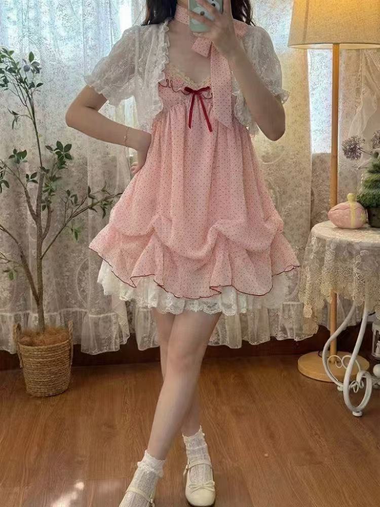ชุดแฟชั่นญี่ปุ่นสไตล์หวานน่ารั - Ruched Dress Mini บทวิจารณ์และราคา
