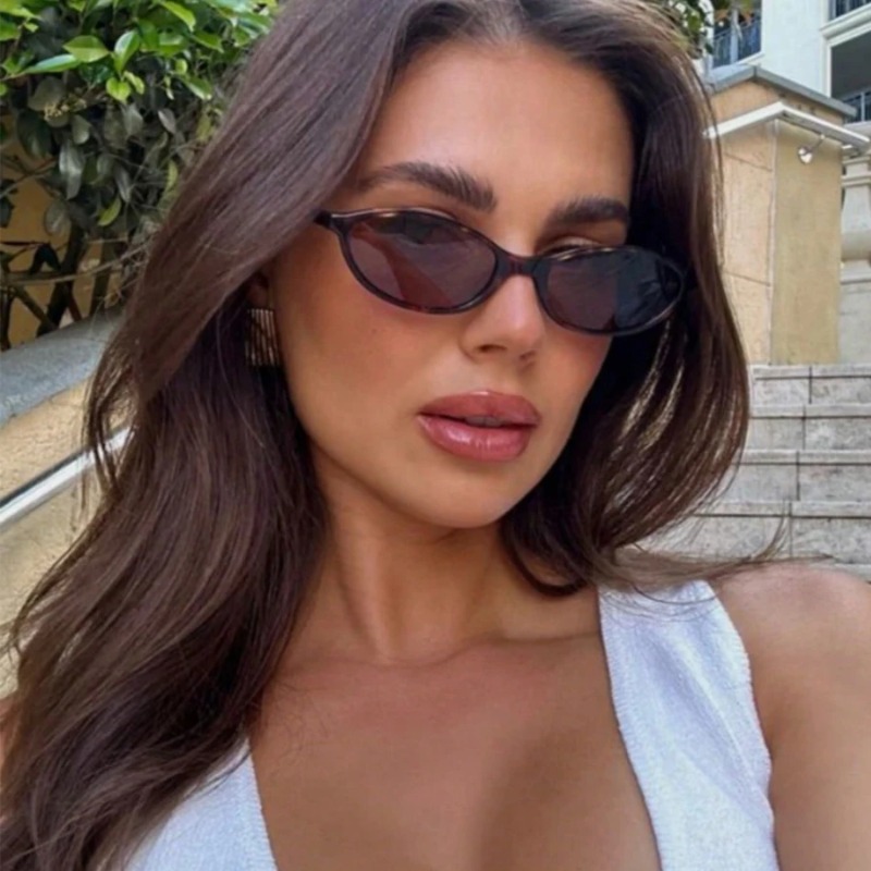 แว่นกันแดดทรงรีสไตล์เรโทร แฟชั - Women'S Fashion Eyeglass Frames บทวิจารณ์และราคา