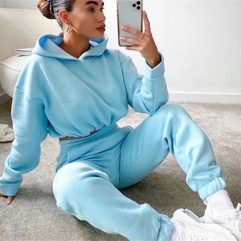 ชุดเซ็ตฮู้ดดี้ผู้หญิงสองชิ้น ค - Hoodie Women Oversized บทวิจารณ์และราคา