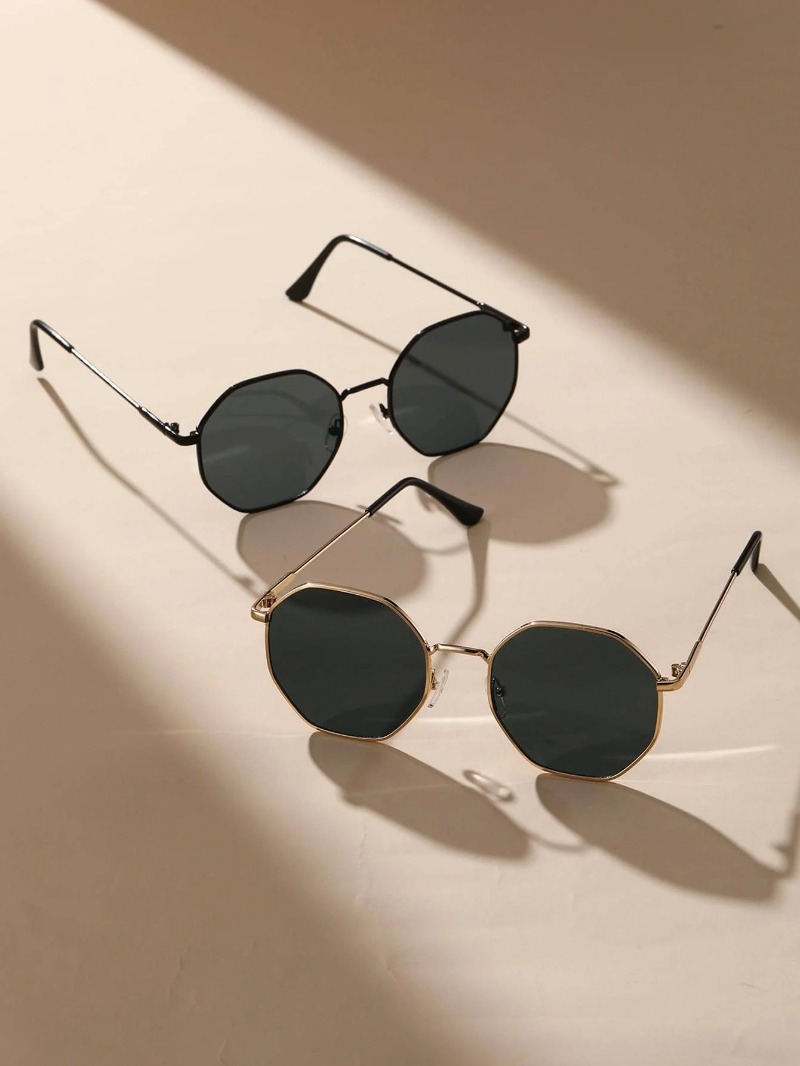 1/3 ชิ้นแว่นกันแดดกรอบโลหะทรงเ - Women'S Fashion Eyeglass Frames บทวิจารณ์และราคา