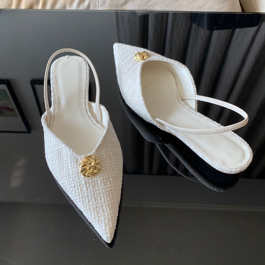 รองเท้าส้นเตี้ยแบบสวม รุ่นใหม่ - Women'S Fashion For Summer 2025 บทวิจารณ์และราคา